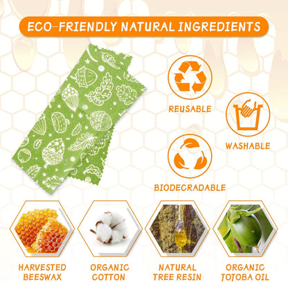Beeswax wrapping Cloth (3pcs)