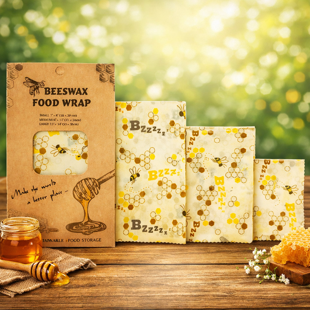 Beeswax wrapping Cloth (3pcs)
