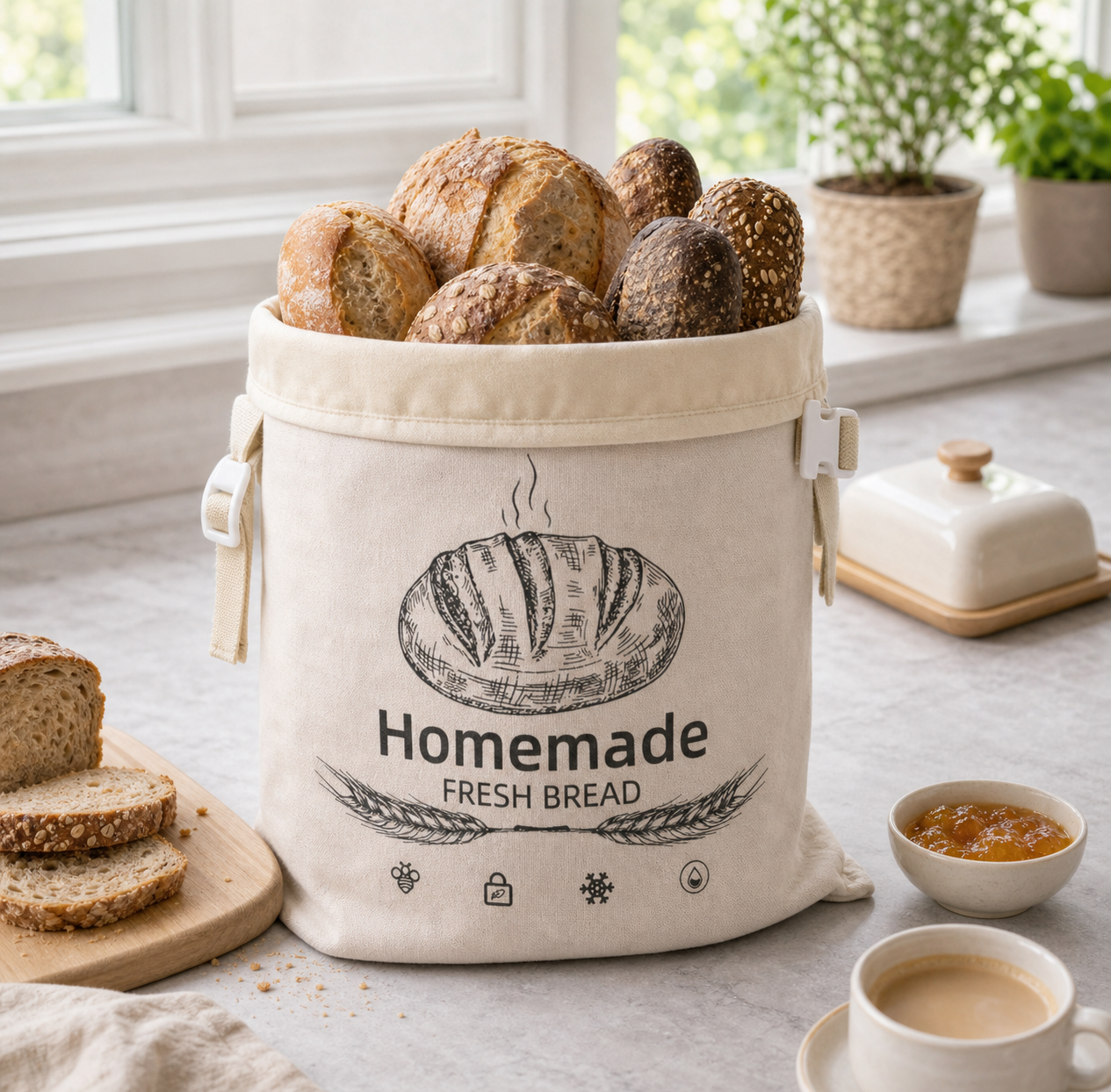 Limited Edition Designs - Beeswax Bread Bag